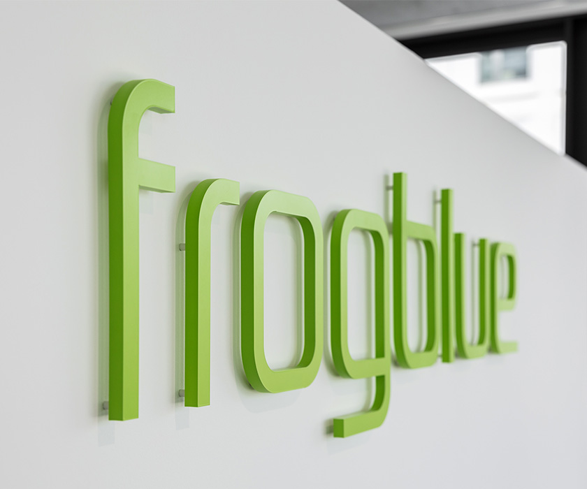 Frogblue Firmenschild München